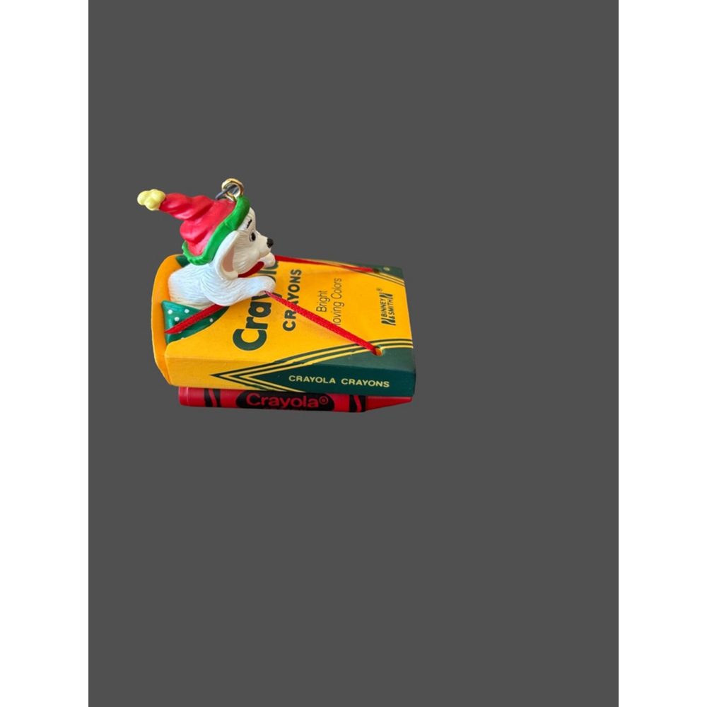 Vintage 1990 Hallmark Keepsake Ornament Crayola Bright Moving Colors